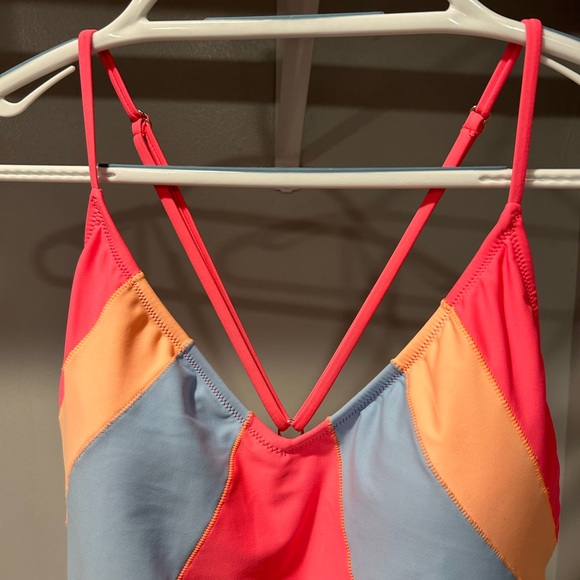 Sherbet Colored One Piece Swimsuit - Picture 2 of 6